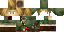 Minecraft skin texture, 64x32 legacy pixels