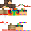 Minecraft skin texture, 64x64 pixels