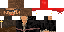 Minecraft skin texture, 64x32 legacy pixels