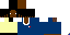 Minecraft skin texture, 64x32 legacy pixels