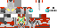 Minecraft skin texture, 64x32 legacy pixels