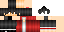 Minecraft skin texture, 64x32 legacy pixels