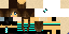 Minecraft skin texture, 64x32 legacy pixels