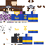 Minecraft skin texture, 64x64 pixels