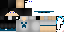 Minecraft skin texture, 64x32 legacy pixels