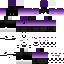 Purple Minecraft skin texture, 64x64 pixels