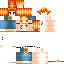 Minecraft skin texture, 64x64 pixels