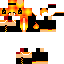 Minecraft skin texture, 64x64 pixels