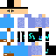 Minecraft skin texture, 64x64 pixels