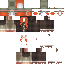 Minecraft skin texture, 64x64 pixels