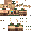 Minecraft skin texture, 64x64 pixels