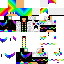 Minecraft skin texture, 64x64 pixels
