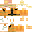 Minecraft skin texture, 64x64 pixels