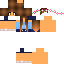 Minecraft skin texture, 64x64 pixels