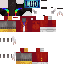 Minecraft skin texture, 64x64 pixels