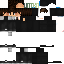 Minecraft skin texture, 64x64 pixels