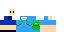 Minecraft skin texture, 64x32 legacy pixels