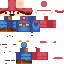 Minecraft skin texture, 64x64 pixels