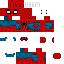 Minecraft skin texture, 64x64 pixels