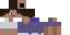 Minecraft skin texture, 64x32 legacy pixels