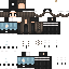 Minecraft skin texture, 64x64 pixels