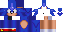 Minecraft skin texture, 64x32 legacy pixels