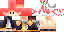 Minecraft skin texture, 64x32 legacy pixels