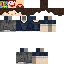 Minecraft skin texture, 64x64 pixels