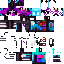 Minecraft skin texture, 64x64 pixels