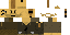 Minecraft skin texture, 64x32 legacy pixels