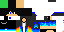 Minecraft skin texture, 64x32 legacy pixels