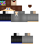 Minecraft skin texture, 64x64 pixels