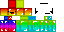 Minecraft skin texture, 64x32 legacy pixels