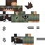 Minecraft skin texture, 64x64 pixels