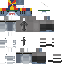 Minecraft skin texture, 64x64 pixels