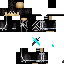 Minecraft skin texture, 64x64 pixels