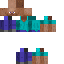 Minecraft skin texture, 64x64 pixels