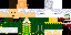 Minecraft skin texture, 64x32 legacy pixels
