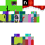 Minecraft skin texture, 64x64 pixels