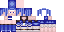 Minecraft skin texture, 64x32 legacy pixels