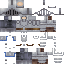 Minecraft skin texture, 64x64 pixels