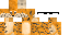 Minecraft skin texture, 64x32 legacy pixels