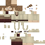Minecraft skin texture, 64x64 pixels