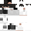 White Minecraft skin texture, 64x64 pixels