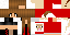 Minecraft skin texture, 64x32 legacy pixels