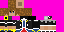 Minecraft skin texture, 64x32 legacy pixels