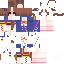 Minecraft skin texture, 64x64 pixels