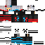 Minecraft skin texture, 64x64 pixels
