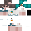 Minecraft skin texture, 64x64 pixels