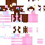 Minecraft skin texture, 64x64 pixels